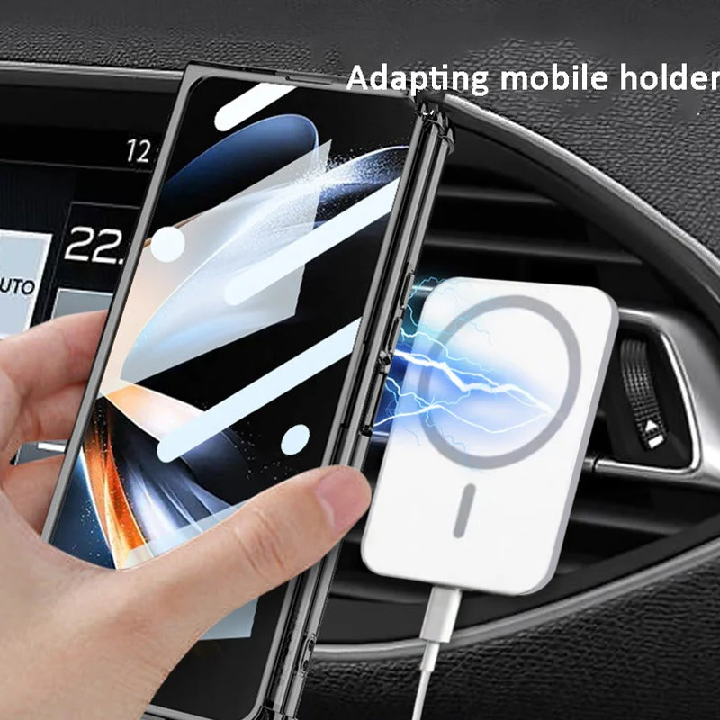 Galaxy Z Fold4 CrystalMag Embedded Metal Ring Case - Image 11