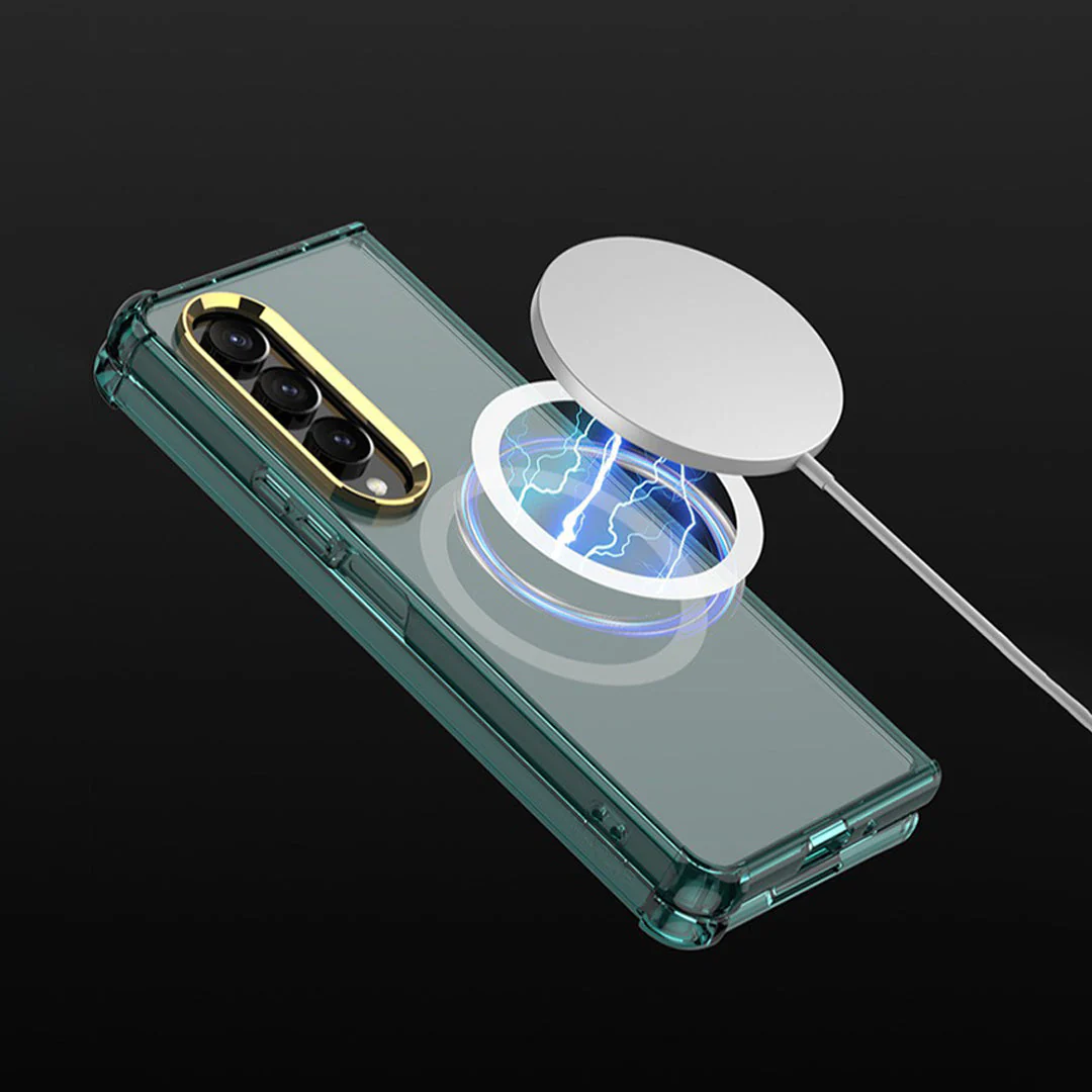 Galaxy Z Fold4 CrystalMag Embedded Metal Ring Case - Image 5