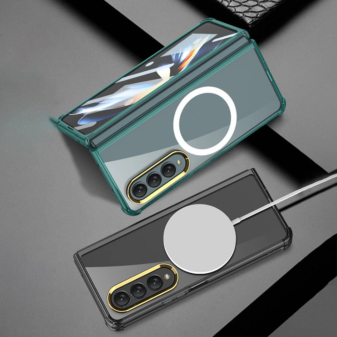 Galaxy Z Fold4 CrystalMag Embedded Metal Ring Case - Image 6