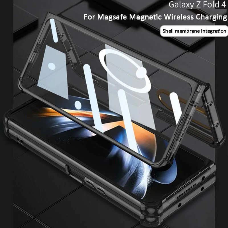 Galaxy Z Fold4 CrystalMag Embedded Metal Ring Case - Image 8