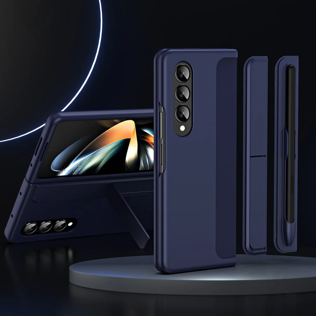 Galaxy Z Fold4 Detachable Pen Holder Kickstand Case - Image 3
