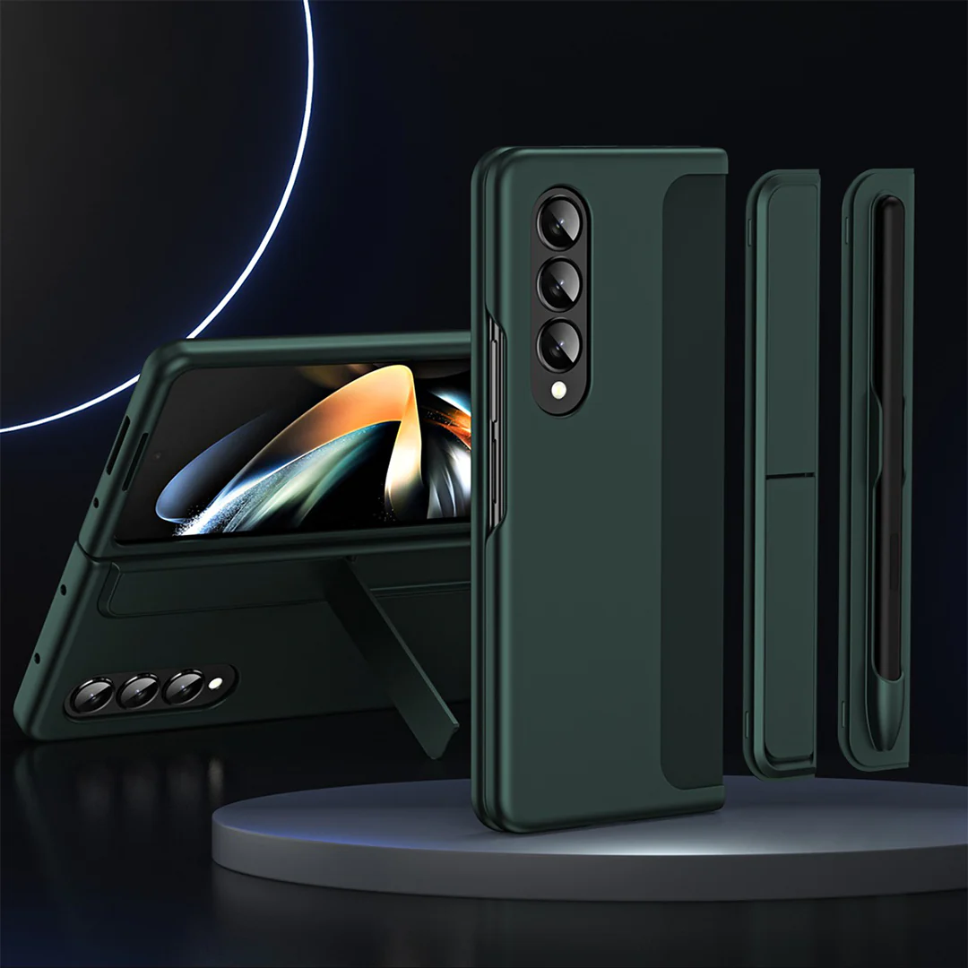 Galaxy Z Fold4 Detachable Pen Holder Kickstand Case - Image 4