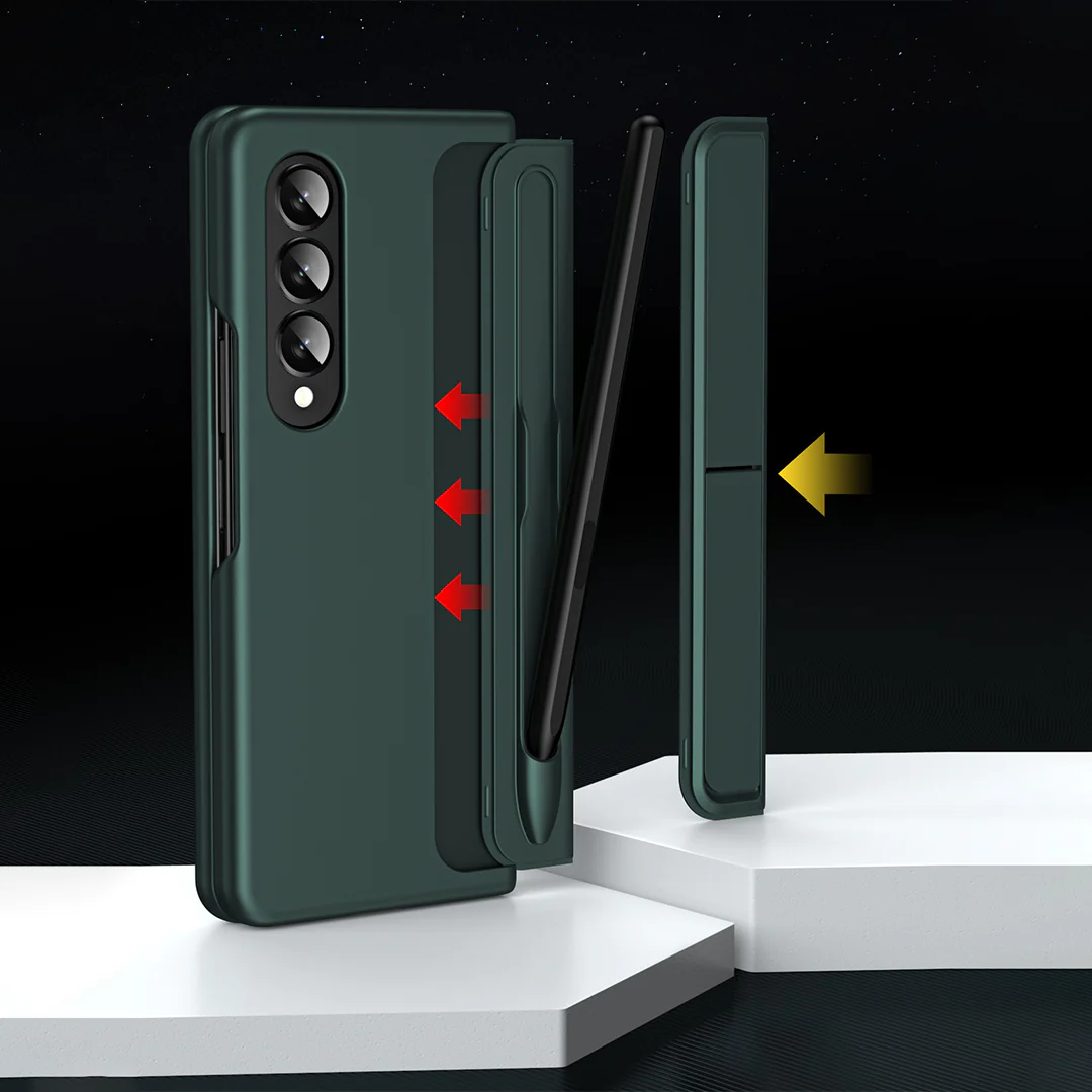 Galaxy Z Fold4 Detachable Pen Holder Kickstand Case - Image 7