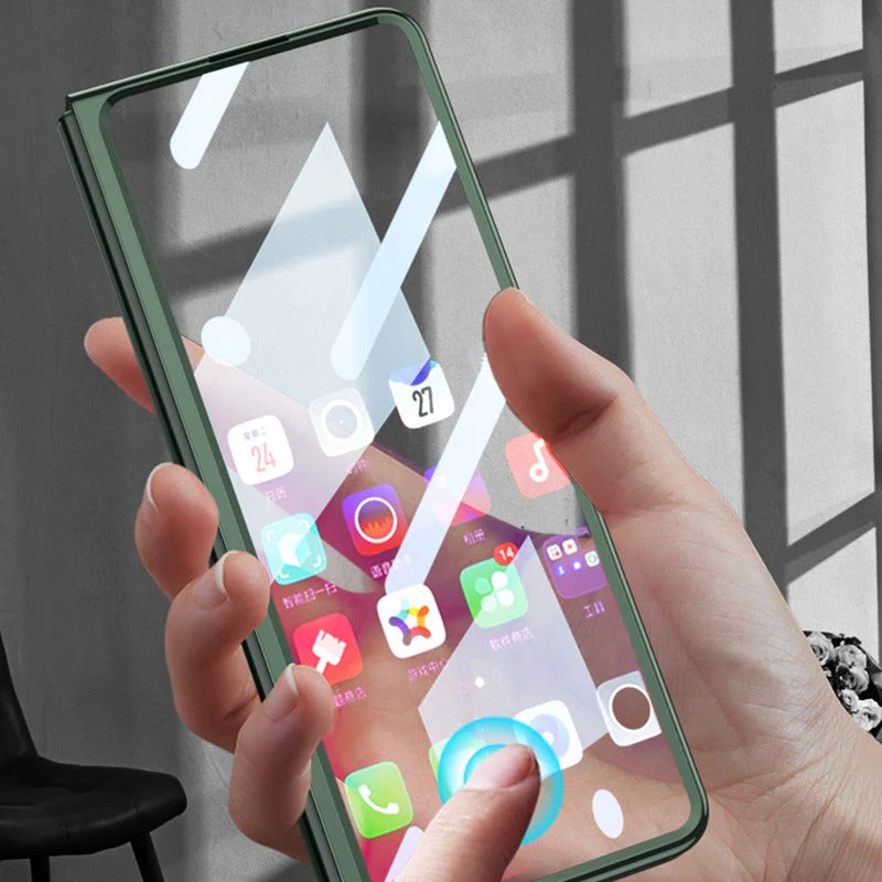 Galaxy Z Fold4 Transparent Pen Slot Folding Case - Image 4