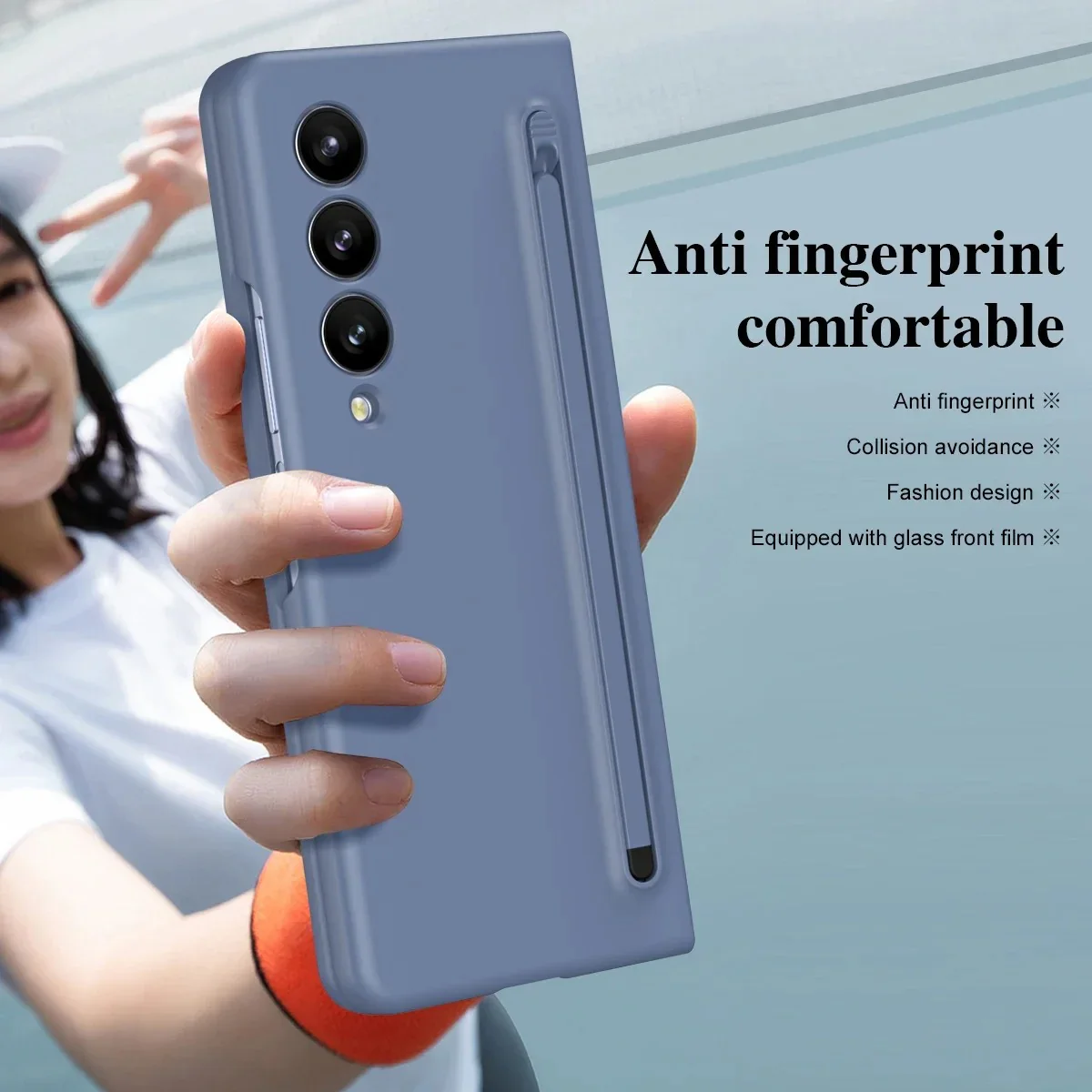 Galaxy Z Fold4 Flexi Shield Slim S-Pen Slot Edition Case - Image 10