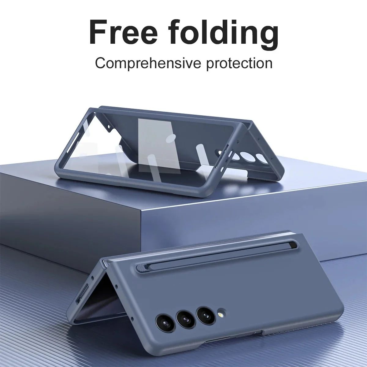 Galaxy Z Fold4 Flexi Shield Slim S-Pen Slot Edition Case - Image 12