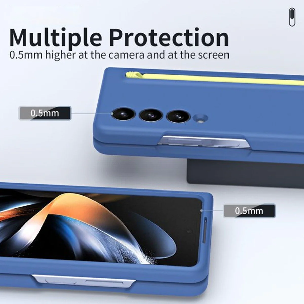 Galaxy Z Fold4 Flexi Shield Slim S-Pen Slot Edition Case - Image 14