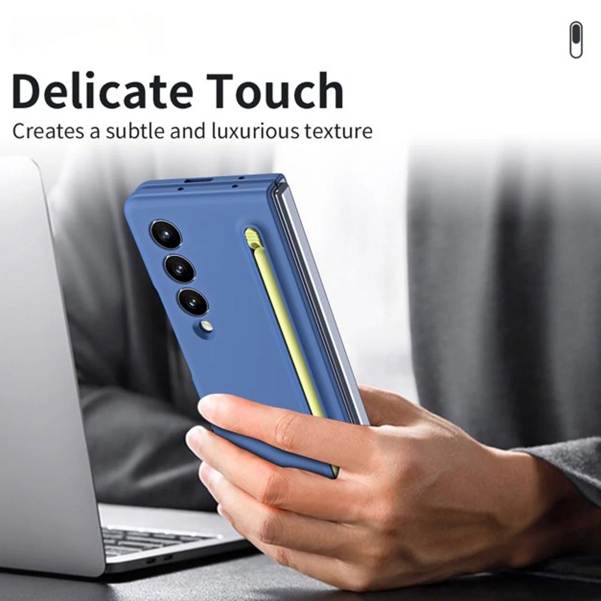 Galaxy Z Fold4 Flexi Shield Slim S-Pen Slot Edition Case - Image 15