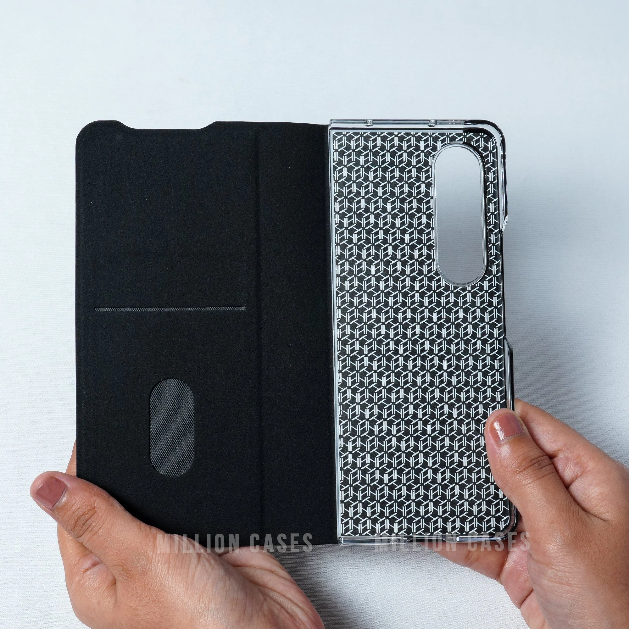 Galaxy Z Fold4 Leather Textured Slim Case - Image 4