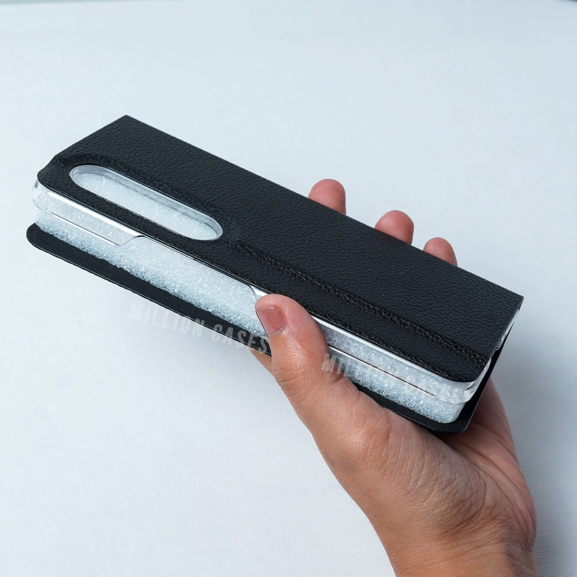 Galaxy Z Fold4 Leather Textured Slim Case - Image 7
