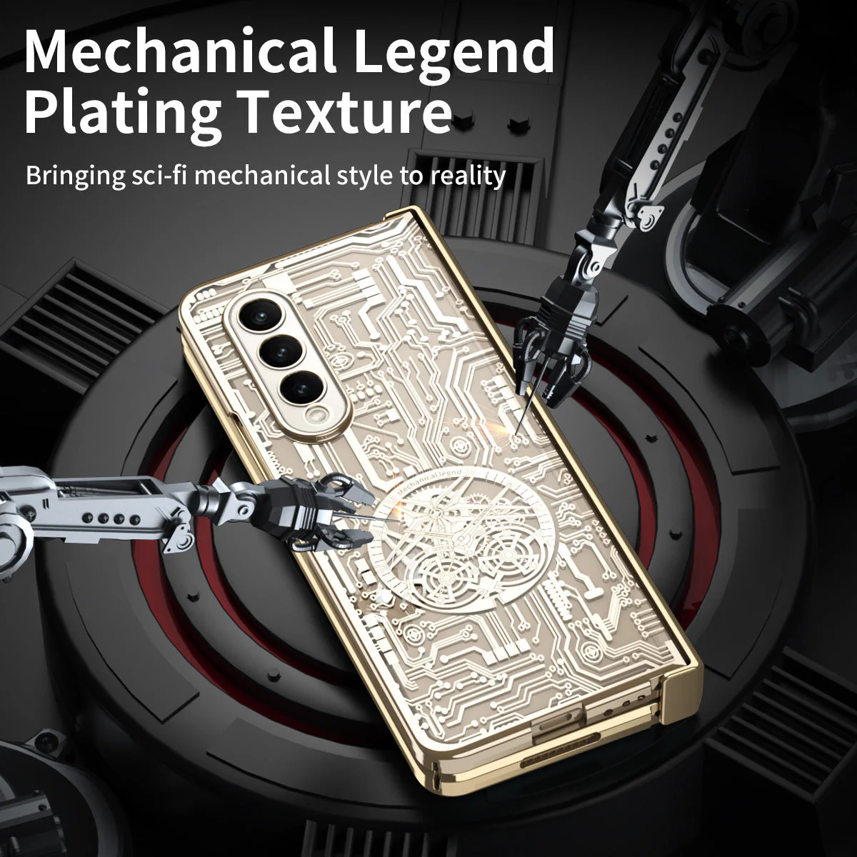 Galaxy Z Fold4 Mechanical Integrated Electroplating Case - Image 5