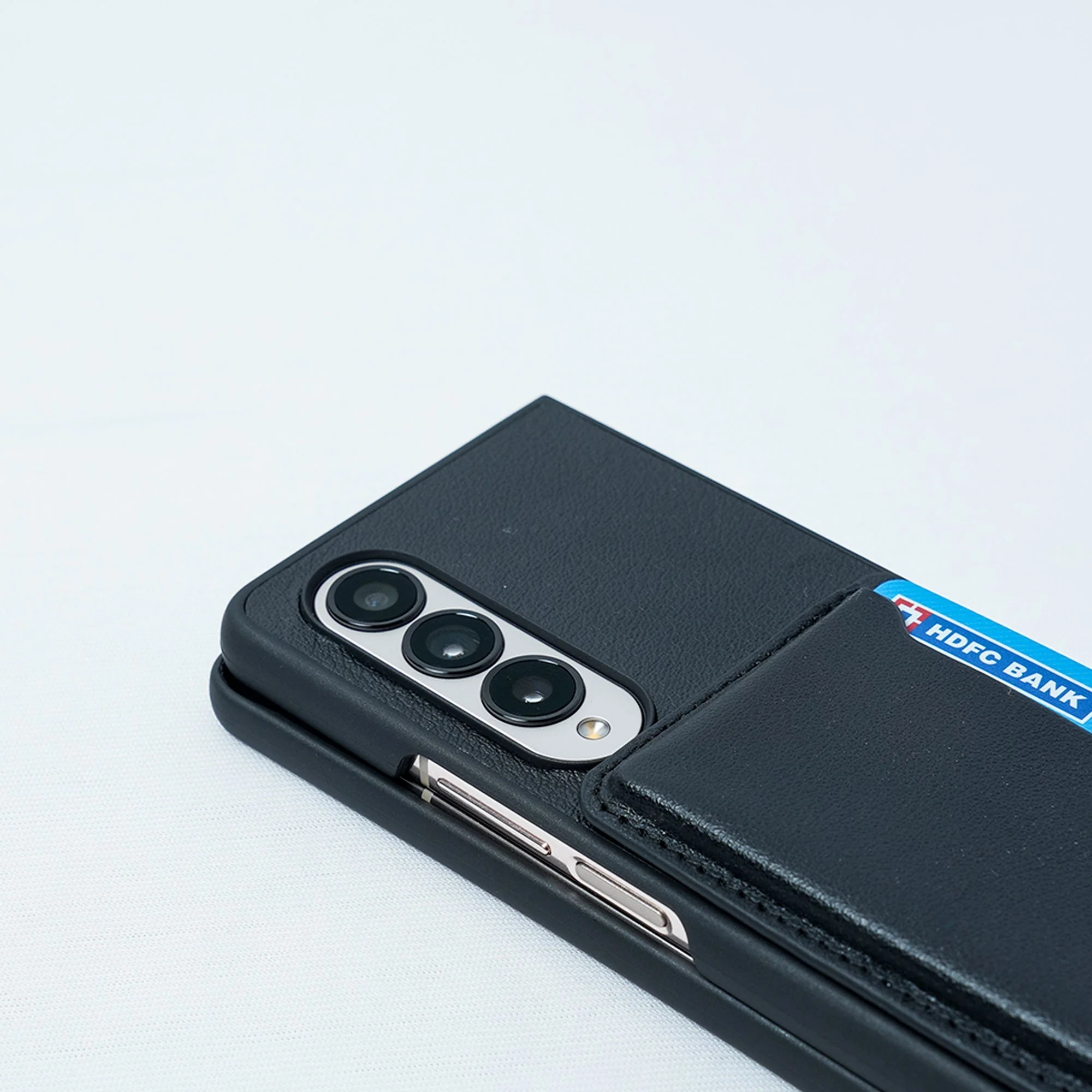 Galaxy Z Fold4 PU Leather Card Slot Wallet Case - Image 7