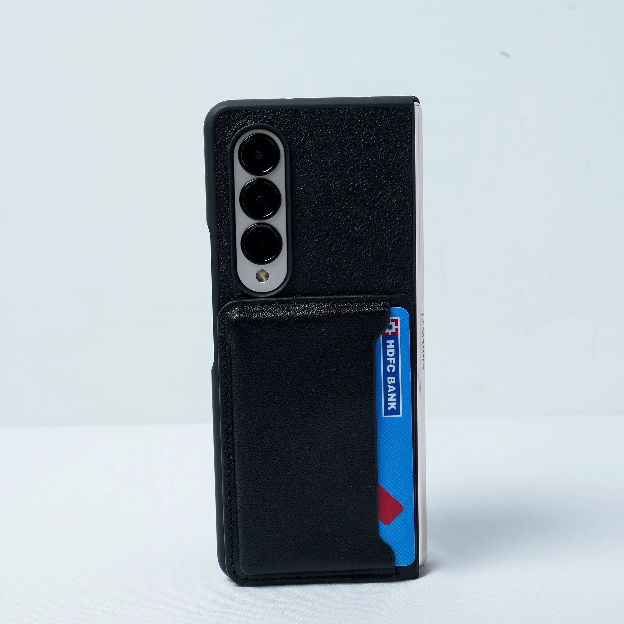 Galaxy Z Fold4 PU Leather Card Slot Wallet Case - Image 8