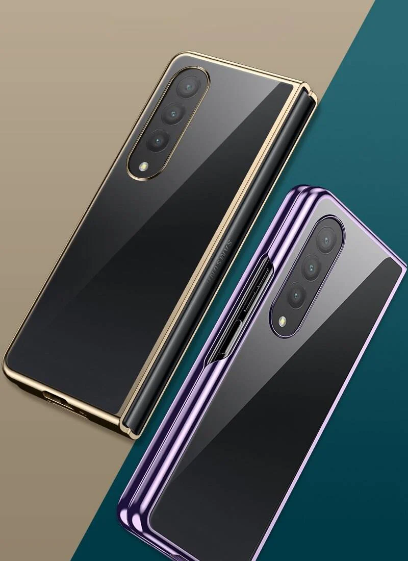 Galaxy Z Fold4 Transparent Glitter Case - Image 4