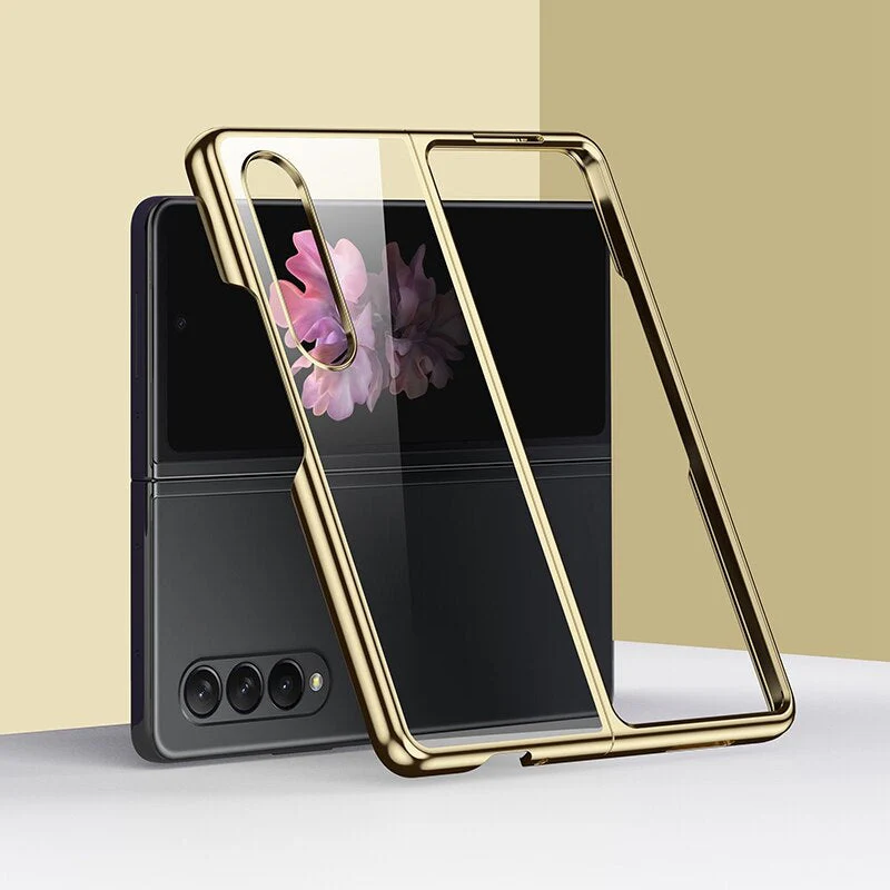 Galaxy Z Fold4 Transparent Glitter Case - Image 5