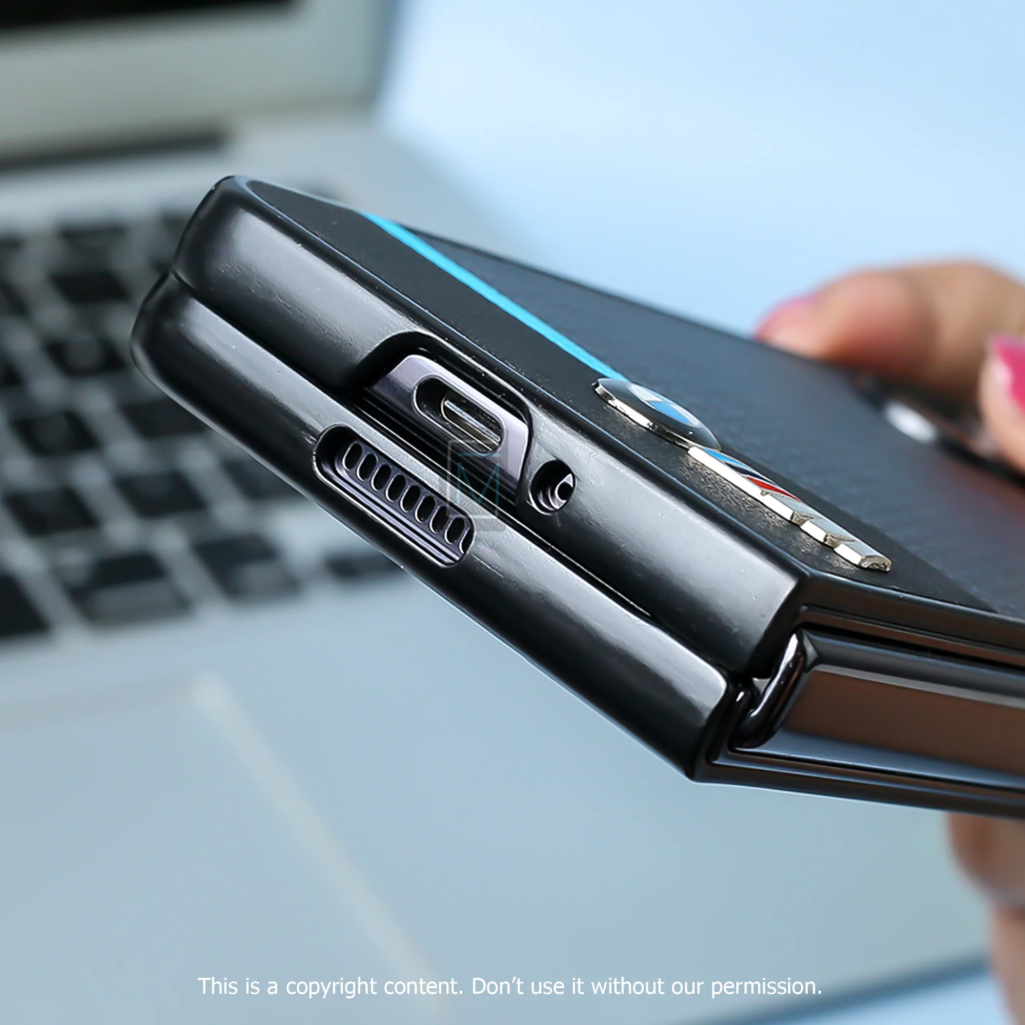 Galaxy Z Fold5 BMW Carbon Fiber Case - Image 6