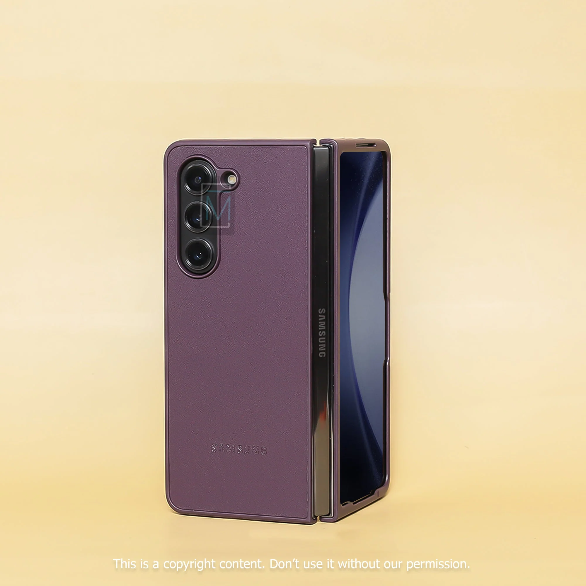 Galaxy Z Fold5 Classy Leather Hybrid Case - Image 2