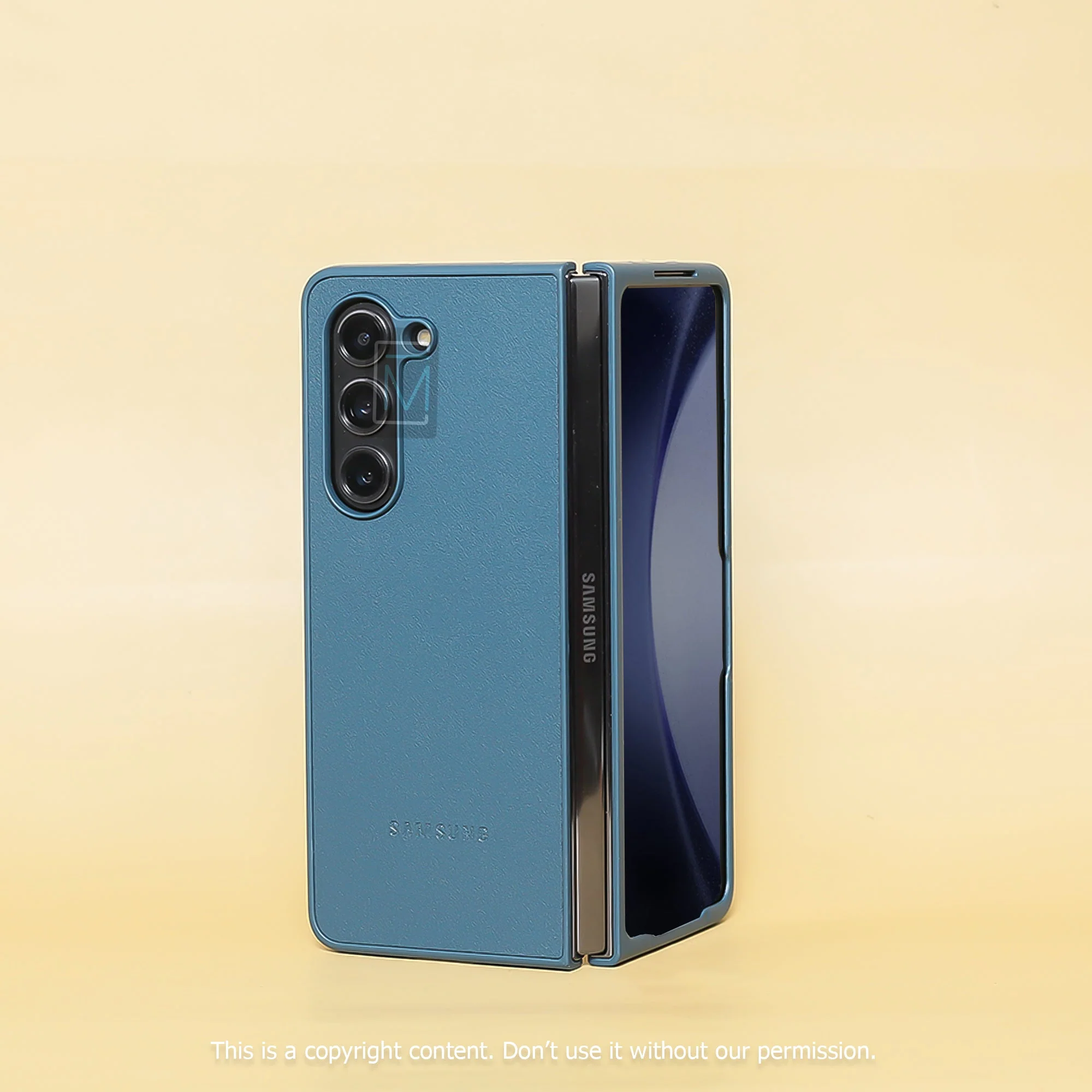 Galaxy Z Fold5 Classy Leather Hybrid Case - Image 3