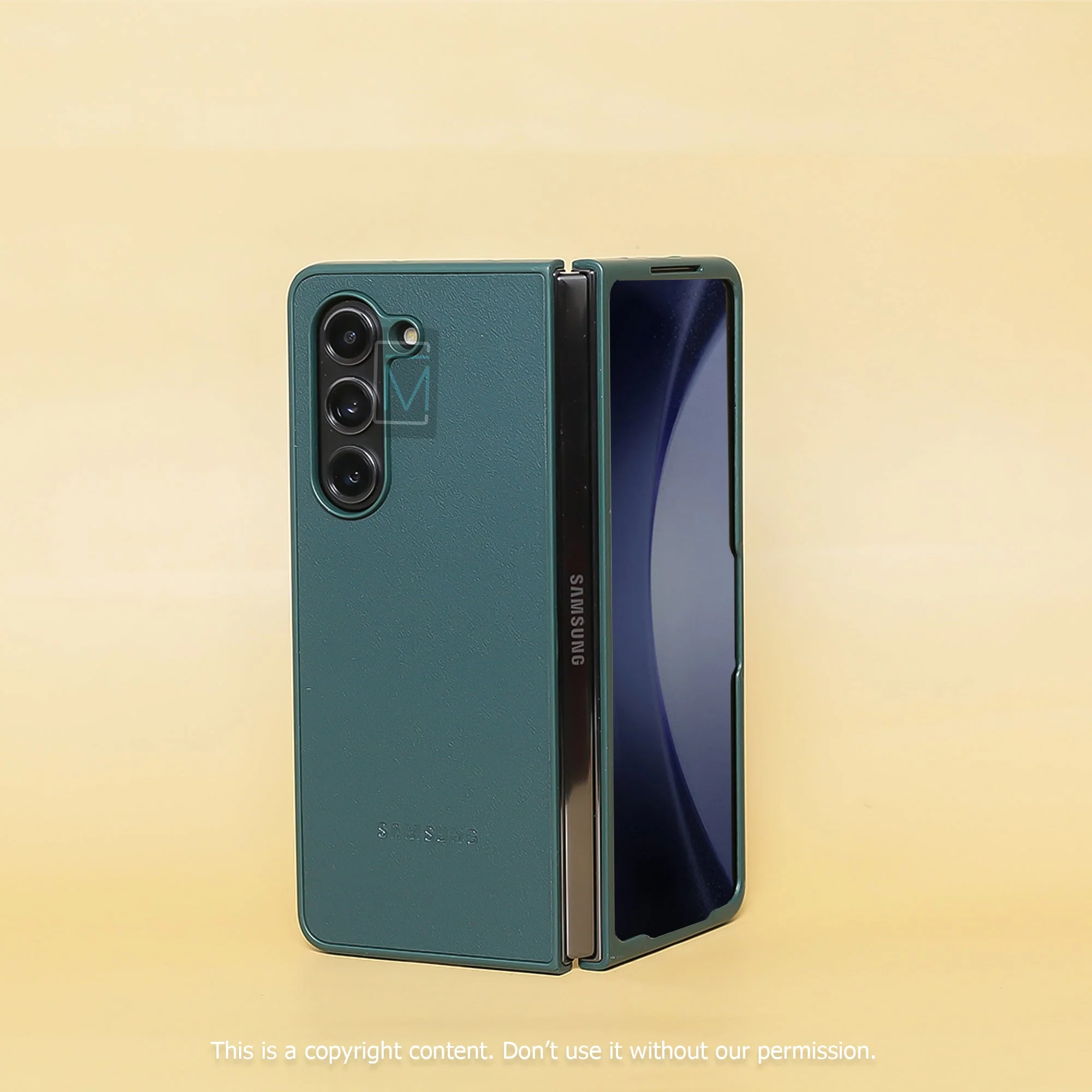 Galaxy Z Fold5 Classy Leather Hybrid Case - Image 4
