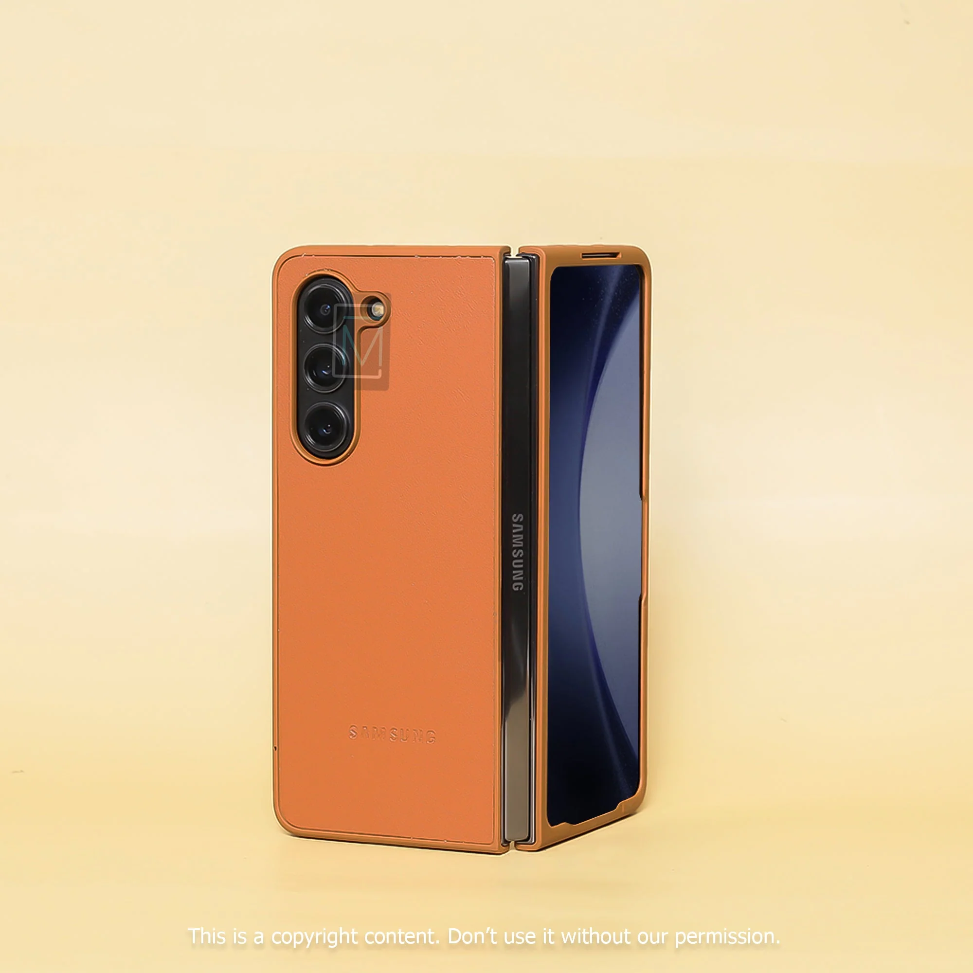 Galaxy Z Fold5 Classy Leather Hybrid Case - Image 6