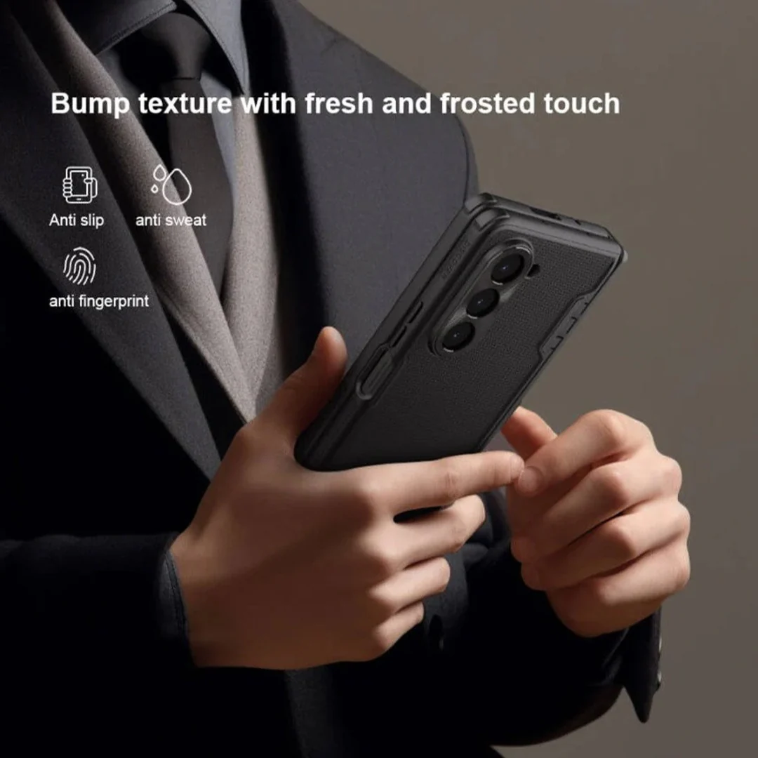 Galaxy Z Fold5 DefendPlus Frosted Bracket Phone Case - Image 3