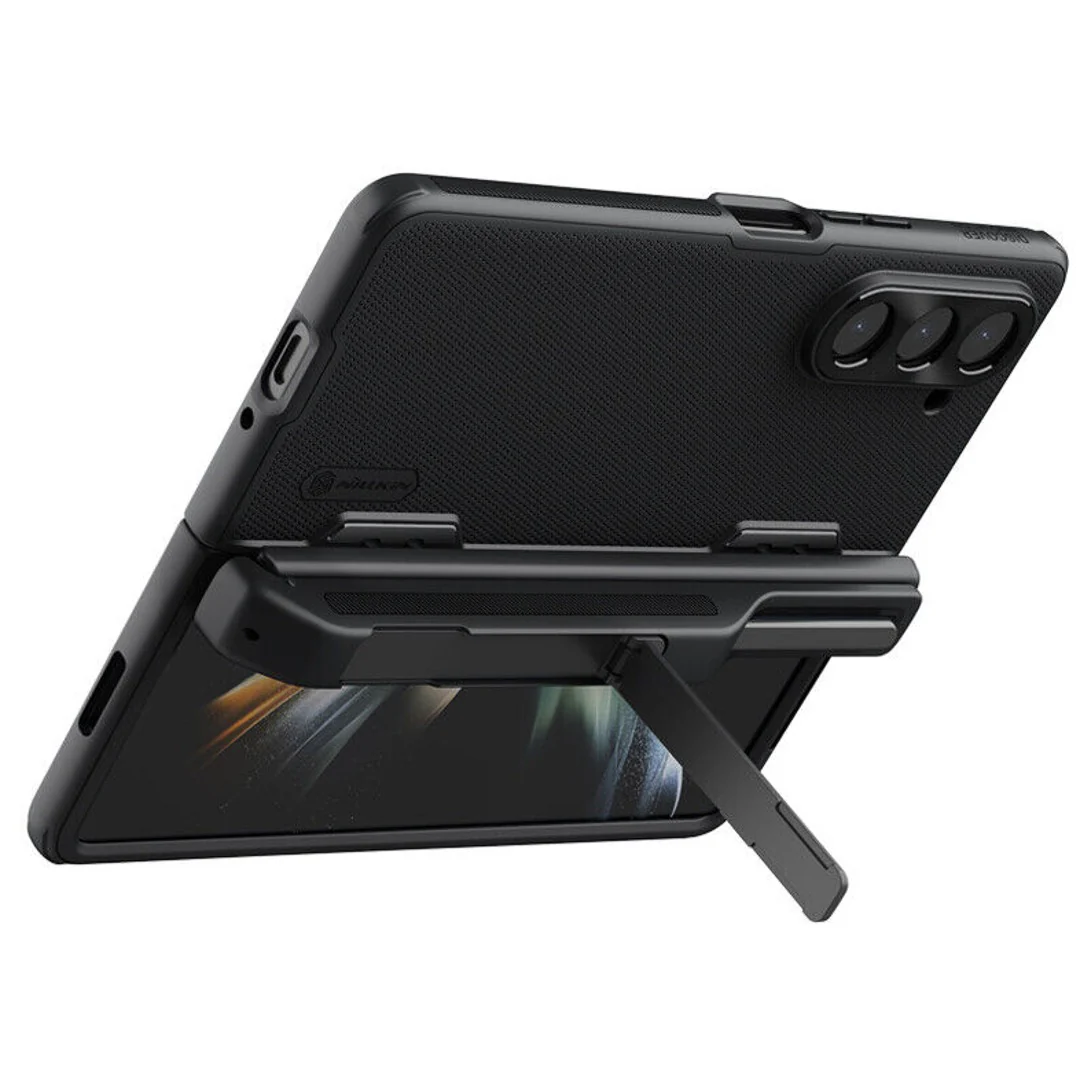 Galaxy Z Fold5 DefendPlus Frosted Bracket With Pen Slot Case - Image 5