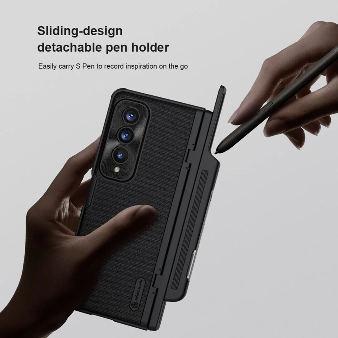 Galaxy Z Fold5 DefendPlus Frosted Bracket With Pen Slot Case - Image 7