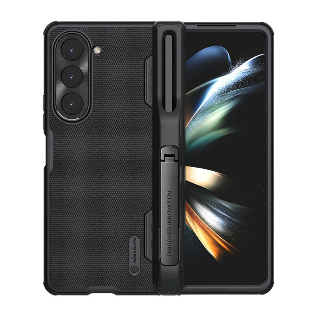 Galaxy Z Fold5 DefendPlus Frosted Bracket With Pen Slot Case - Image 8