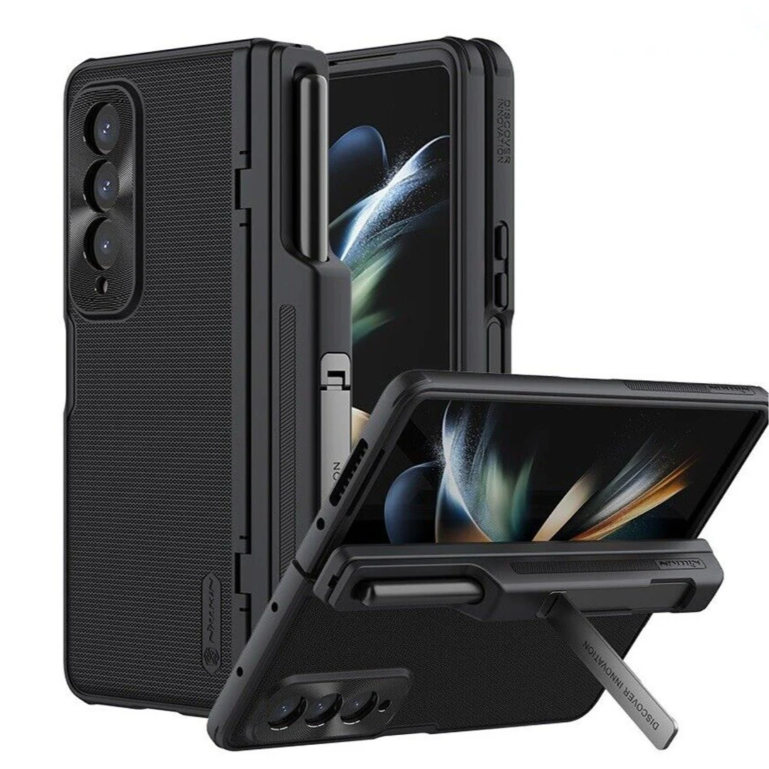 Galaxy Z Fold5 DefendPlus Frosted Bracket With Pen Slot Case - Image 9