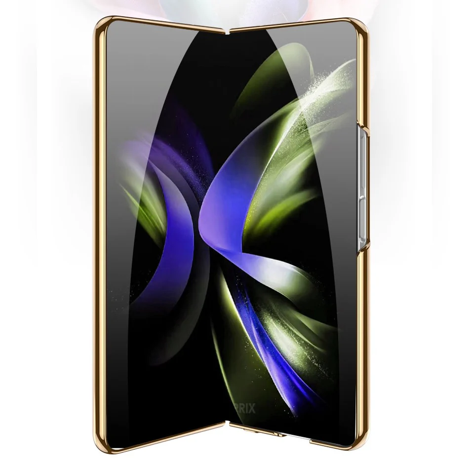 Galaxy Z Fold5 Electroplating Deer Print Glass Case - Image 5