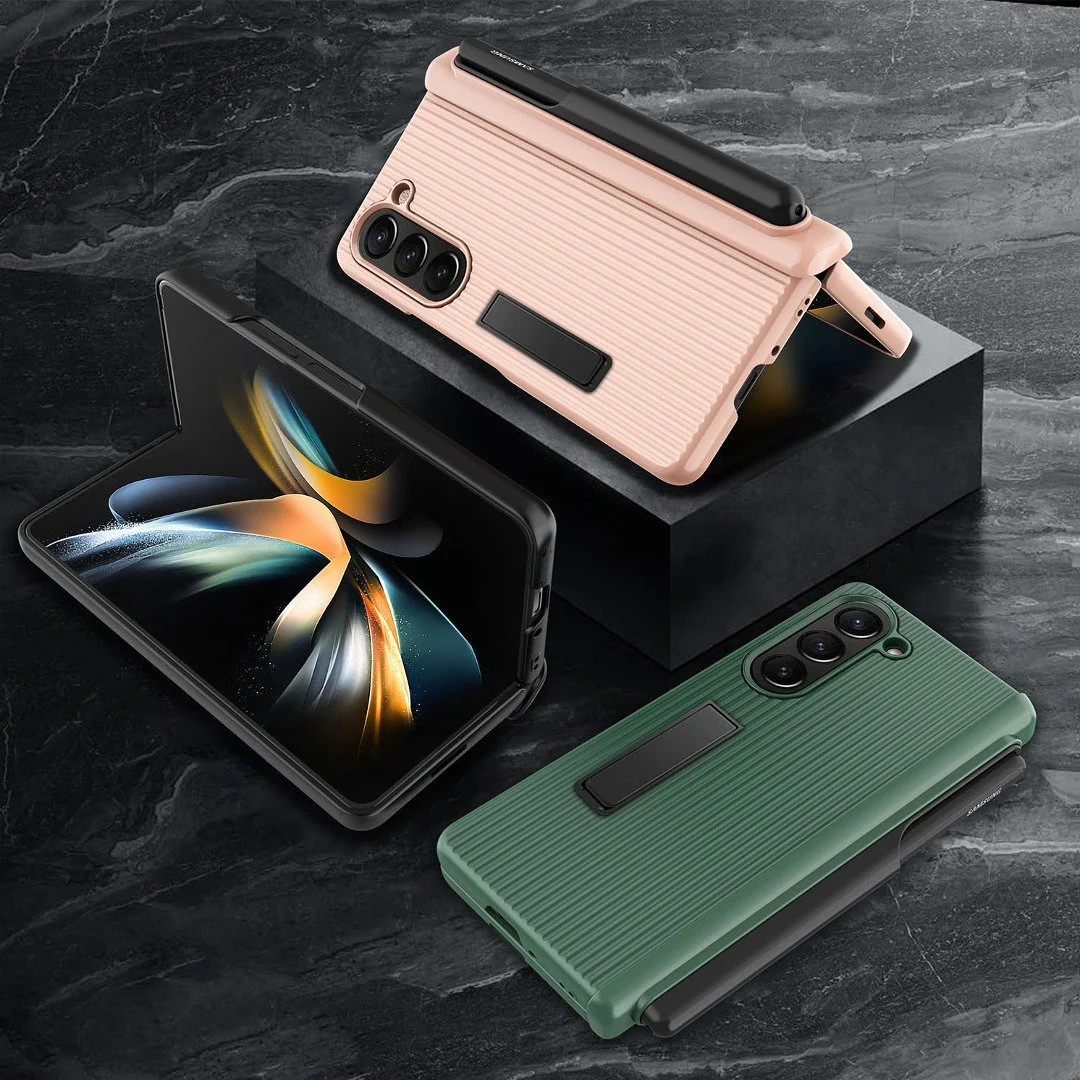 Galaxy Z Fold5 Elegant Hinged Case With Kickstand - Image 4
