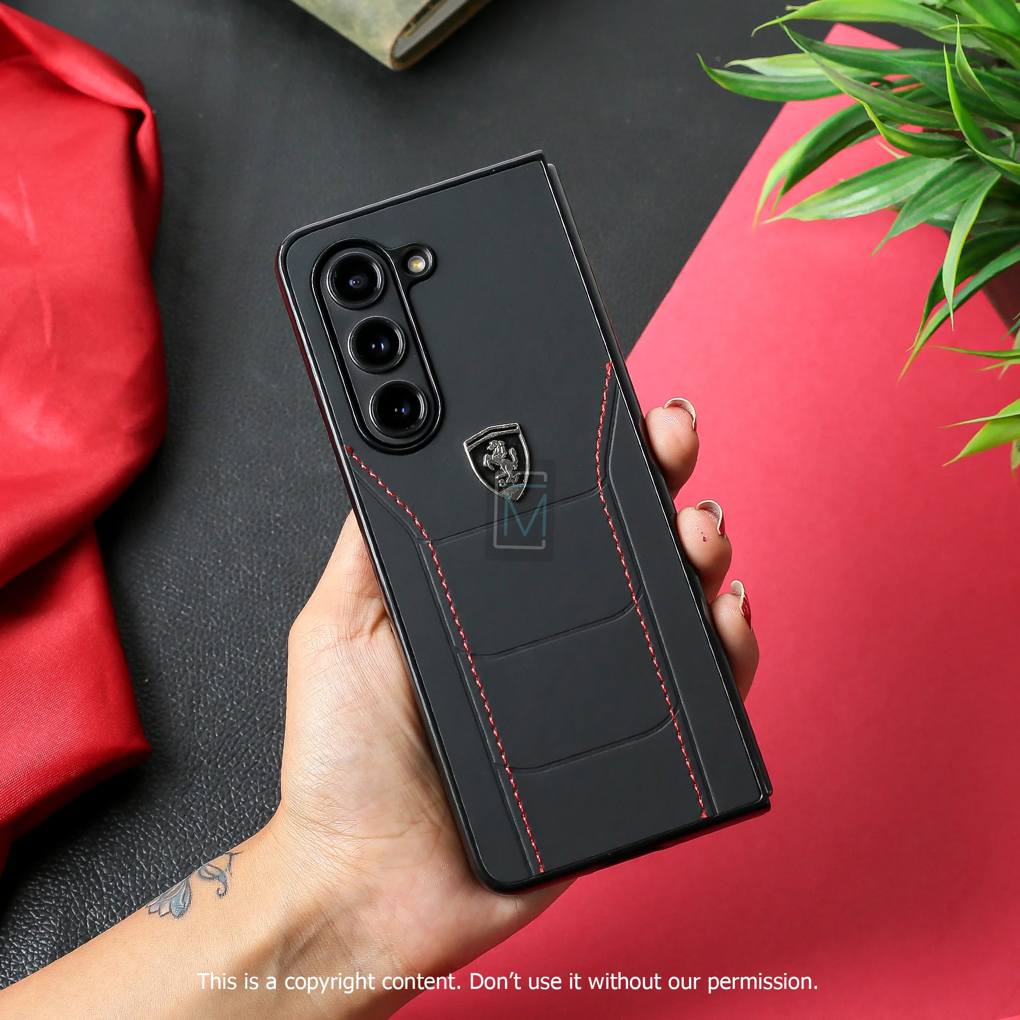 Galaxy Z Fold5 Limited Edition Ferrari Case - Image 3