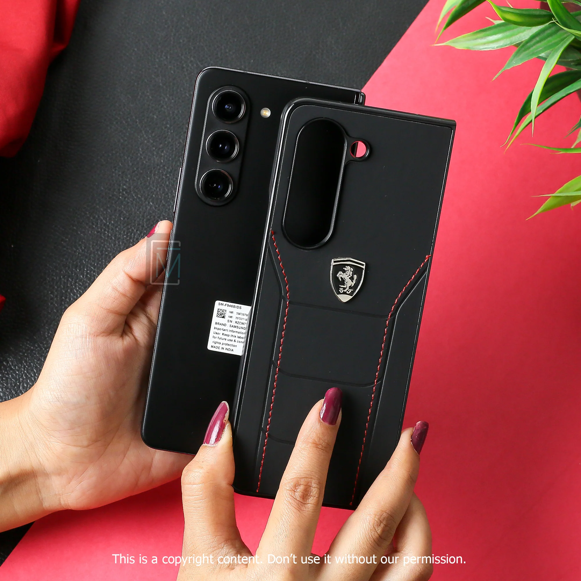 Galaxy Z Fold5 Limited Edition Ferrari Case - Image 7
