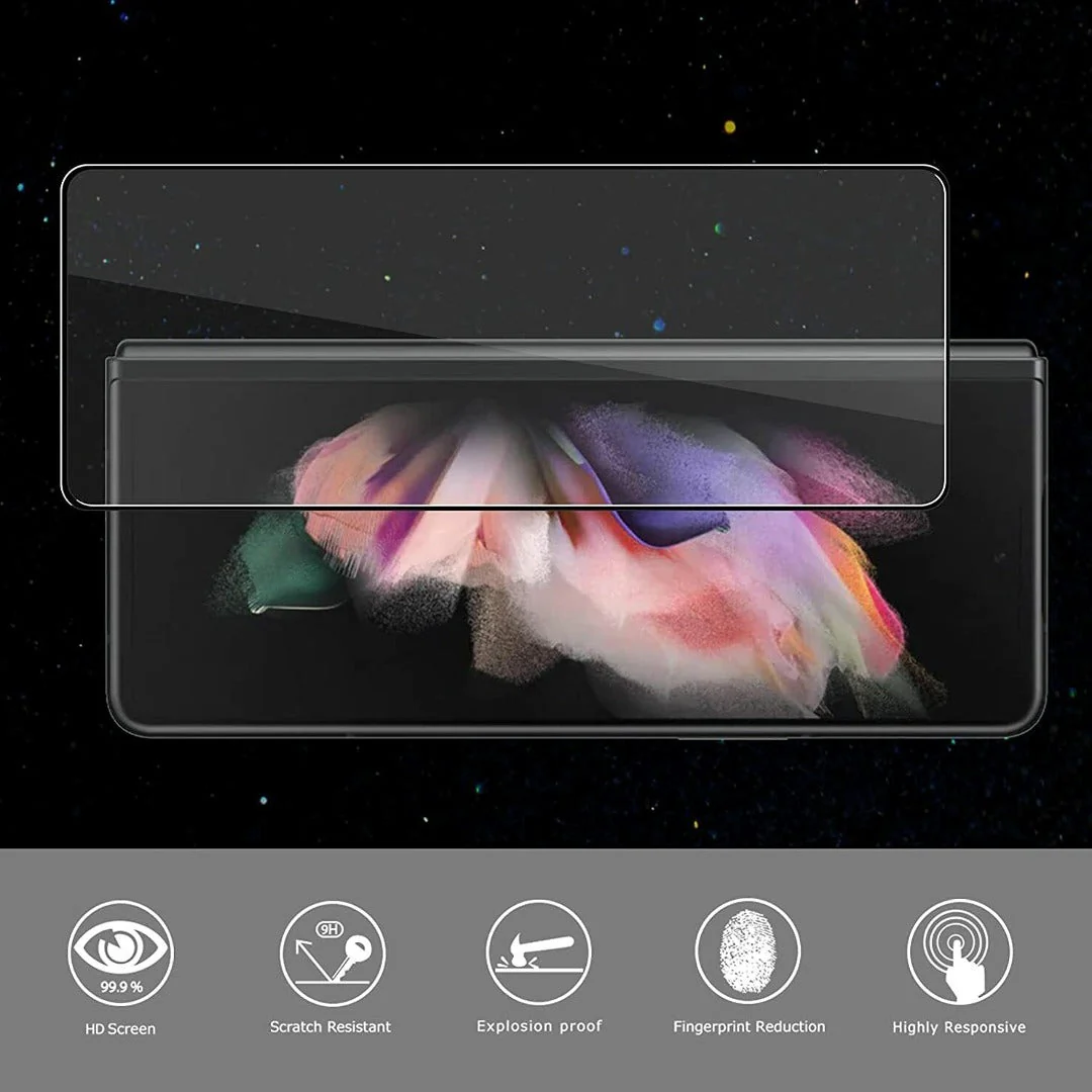 Galaxy Z Fold5 Matte Full Coverage Tempered Glass - Image 11