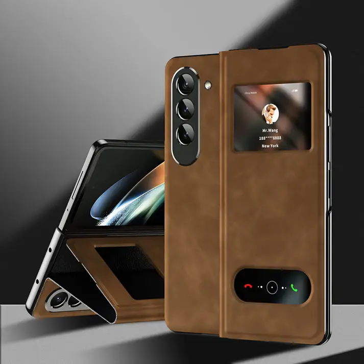 Galaxy Z Fold Series Napa Leather Business Case - Image 2