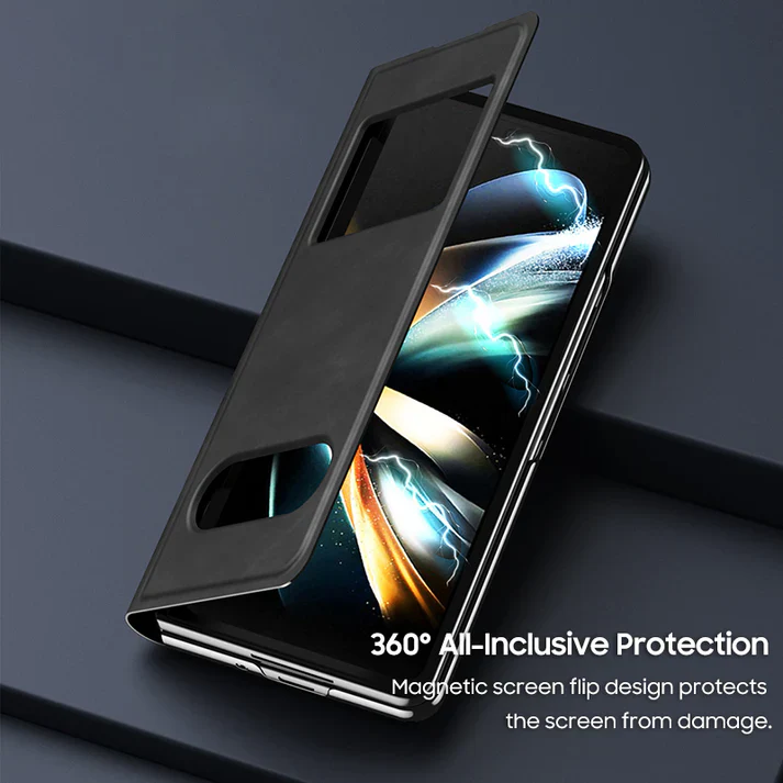 Galaxy Z Fold Series Napa Leather Business Case - Image 5