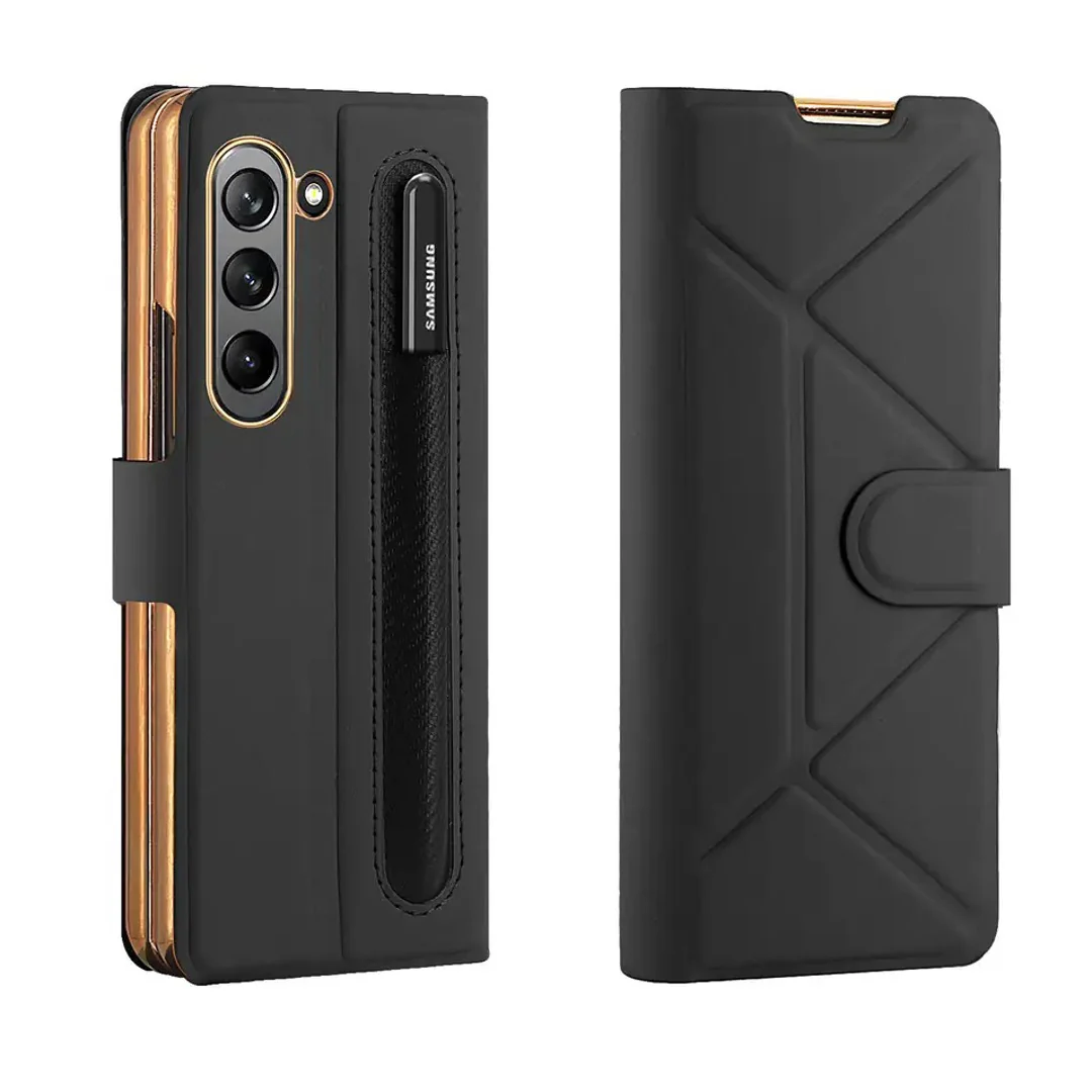 Galaxy Z Fold5 Premium Magnetic Fold Case with Pen Slot - Image 2