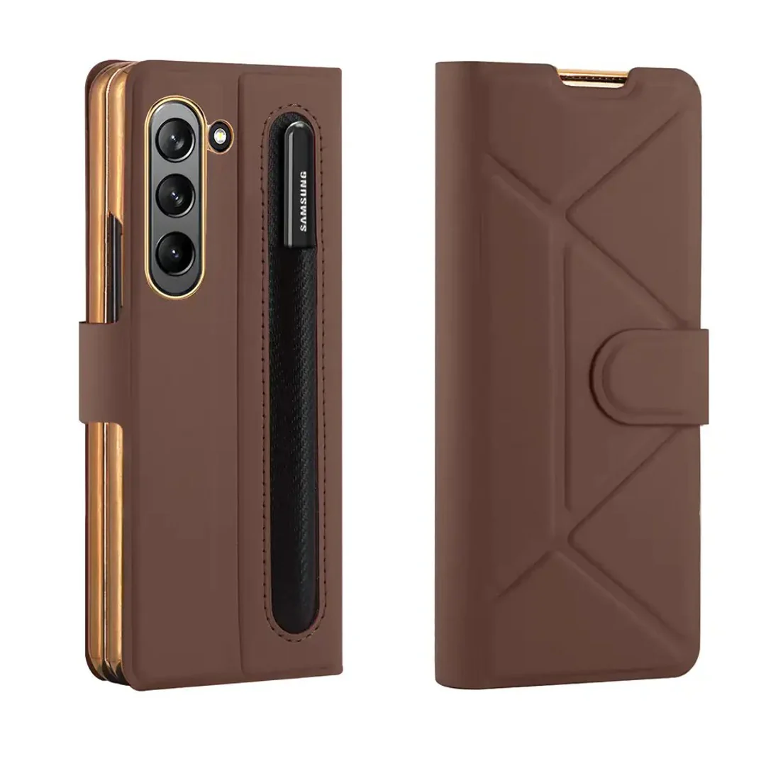 Galaxy Z Fold5 Premium Magnetic Fold Case with Pen Slot - Image 5