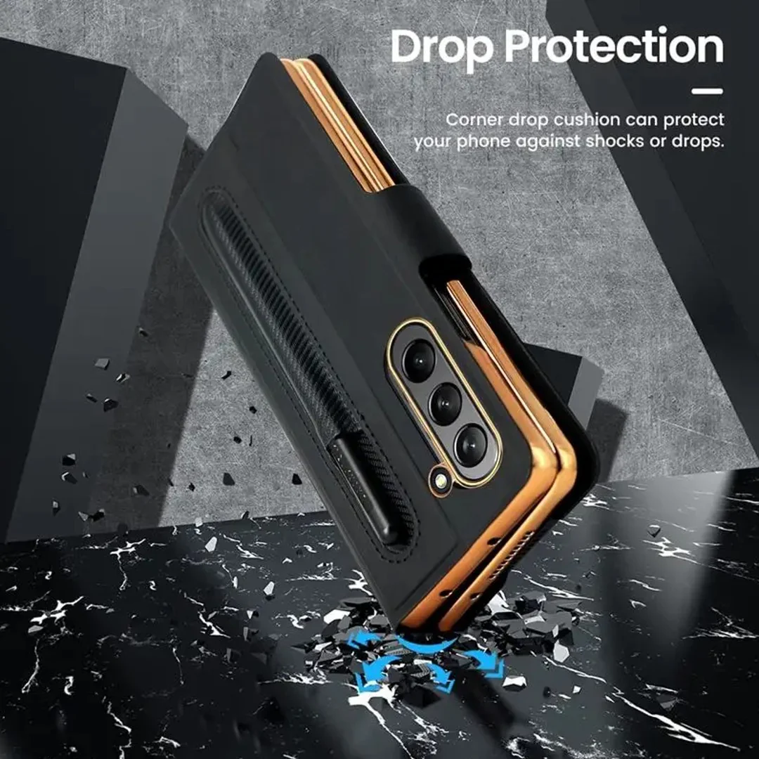 Galaxy Z Fold5 Premium Magnetic Fold Case with Pen Slot - Image 7