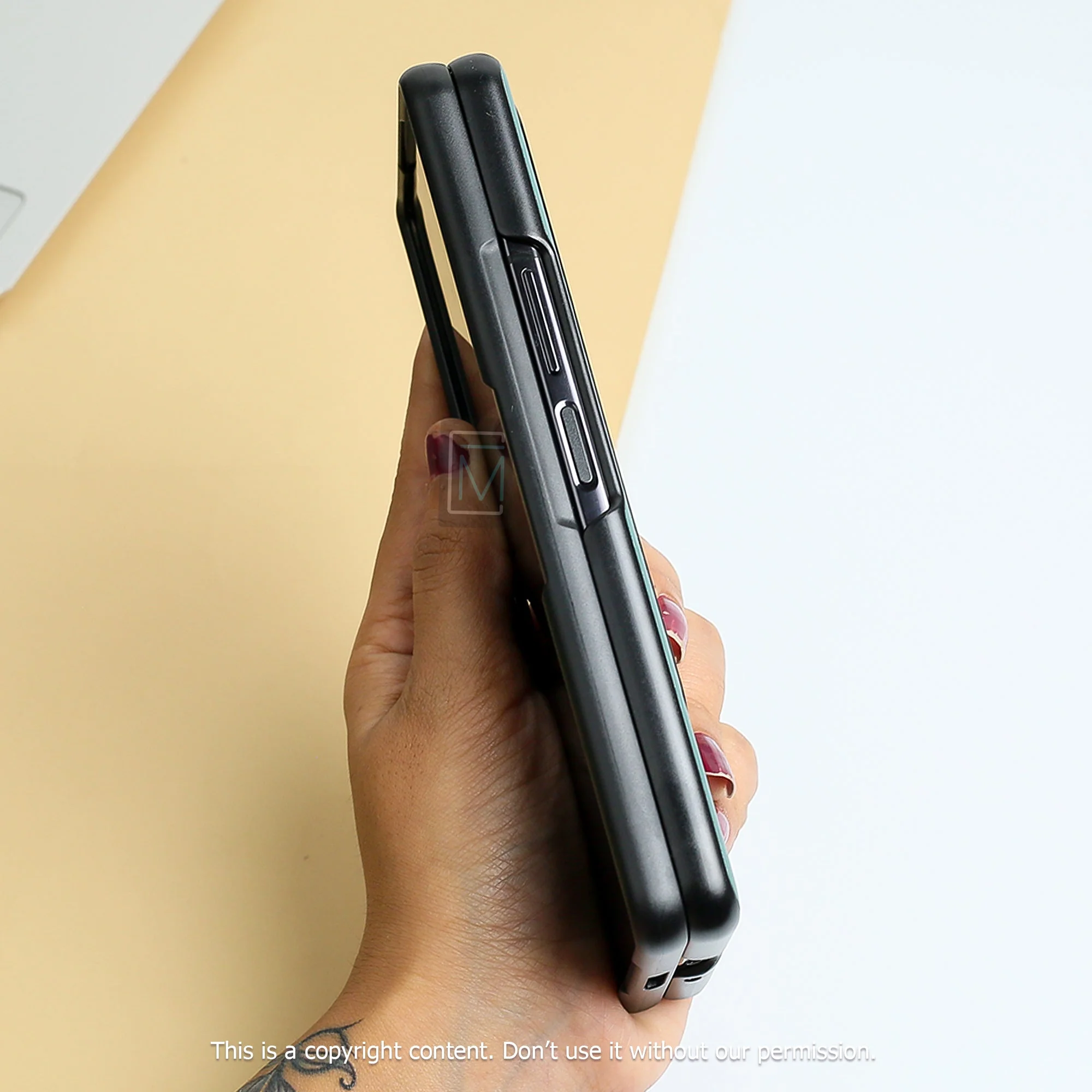 Galaxy Z Fold5 Supreme Leather Finish Case - Image 10