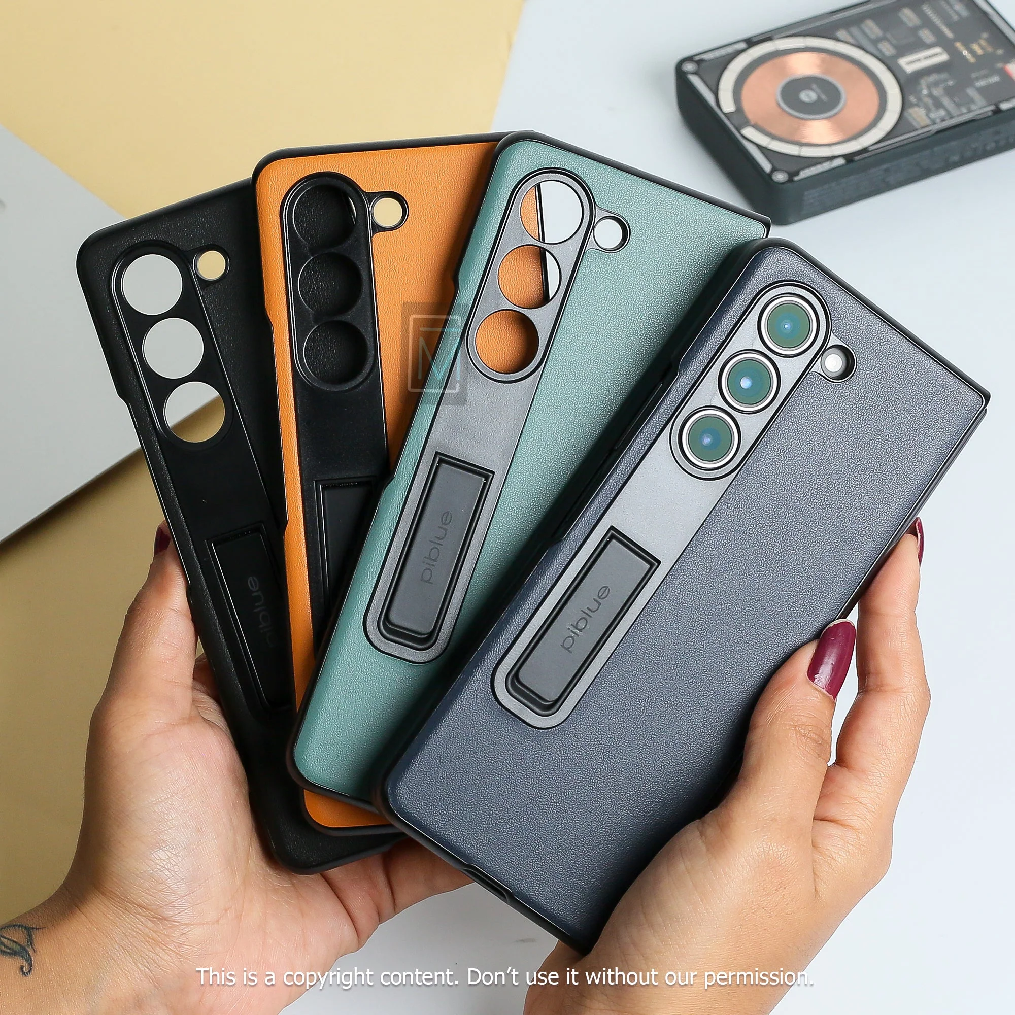 Galaxy Z Fold5 Supreme Leather Finish Case - Image 6