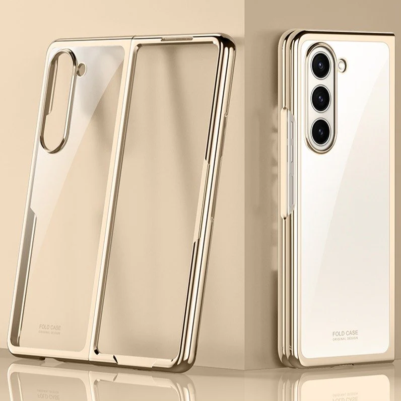 Galaxy Z Fold5 Transparent Glitter Case - Image 3