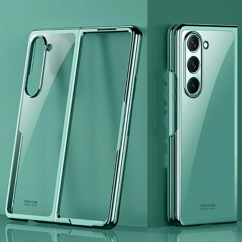 Galaxy Z Fold5 Transparent Glitter Case - Image 5