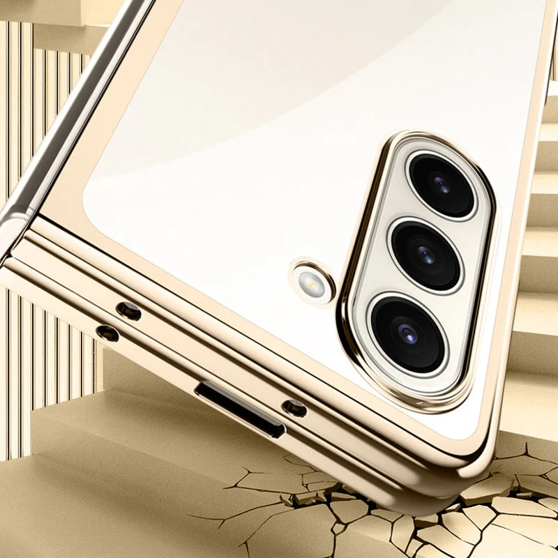 Galaxy Z Fold5 Transparent Glitter Case - Image 7