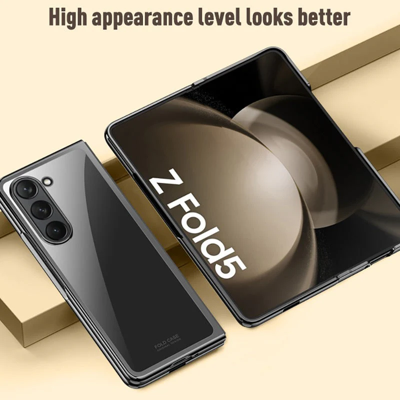 Galaxy Z Fold5 Transparent Glitter Case - Image 8