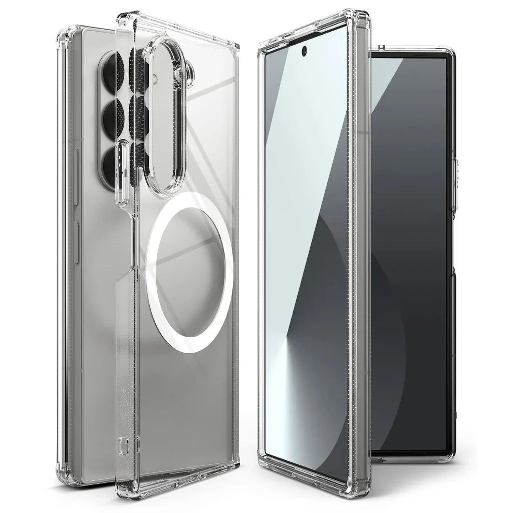 Galaxy Z Fold6 Anti-Knock TPU Transparent MagSafe Case - Image 12