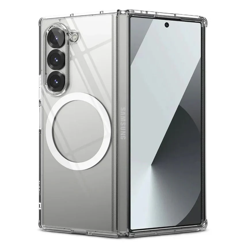 Galaxy Z Fold6 Anti-Knock TPU Transparent MagSafe Case - Image 7