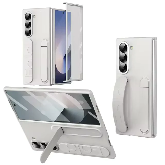 Galaxy Z Fold Series Dual Function Wristband Stand Case - Image 2