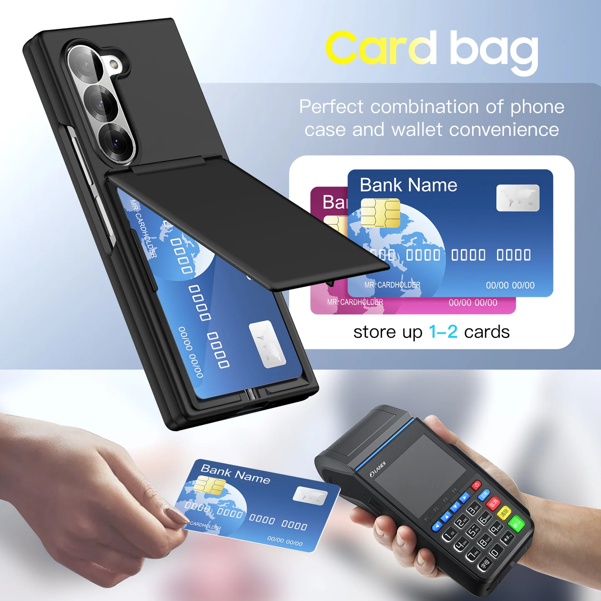Galaxy Z Fold6 Flex Wallet Folding Bracket Case - Image 7