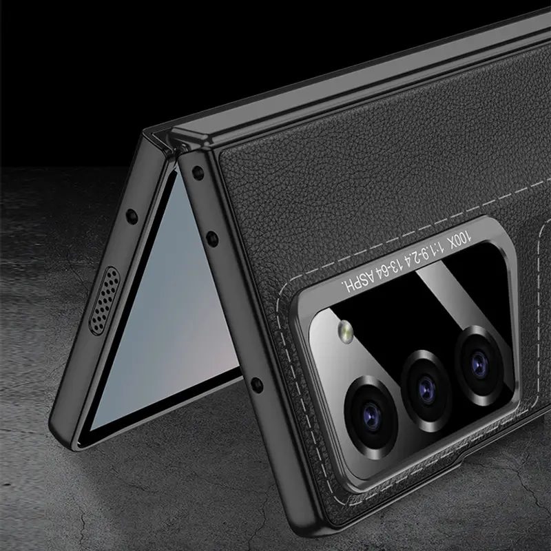 Galaxy Z Fold6 Heritage™ Cutting Edge Leather Case - Image 3